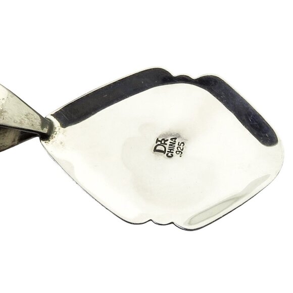 Jay King DTR 925 Sterling Silver Turquoise Gemstone Inlay Pendant - Picture 5 of 7